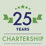 Chartership 25 Logo